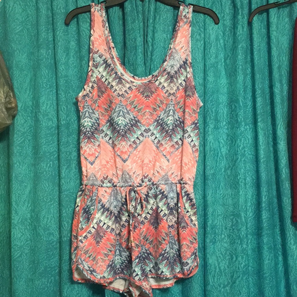 Romper with tags